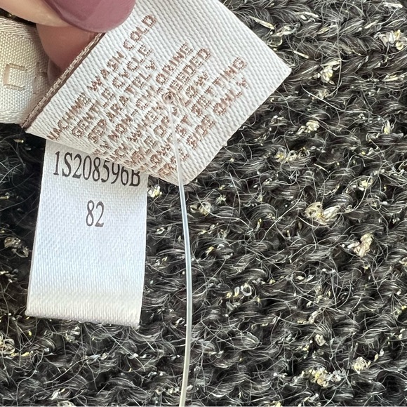 NEW Chico’s Fergie Sparkle Tank Top Sweater Size 3 (XL/ 16) Women’s Alpaca Wool - Picture 8 of 13